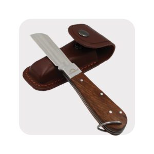 Canivete Aço Inox Cabo Madeira